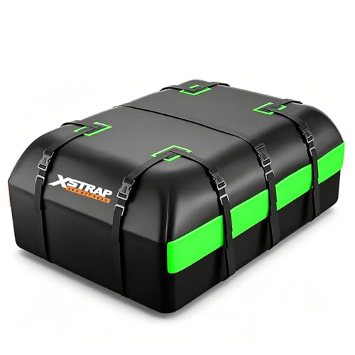21 Cubic Feet Car Rooftop Luggage Carrier Bag, Green - product image 2