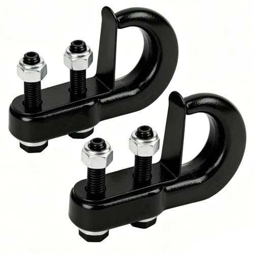 2PK Universal Recovery Tow Hooks with Spring Clip 10000LBS - product image 2