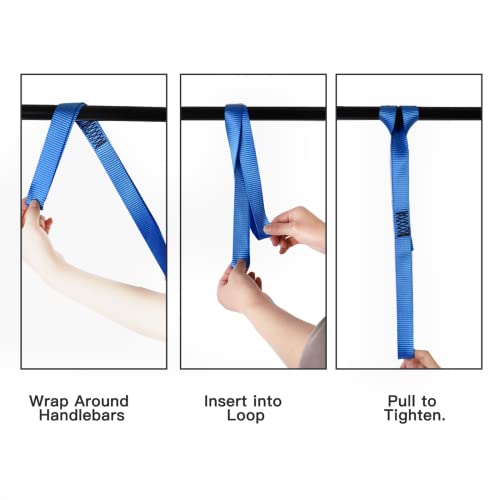 Cam Buckle Straps 6PK 8FT Powersports Tie-Downs+ 8PK Soft Loop Tie-Down Straps 1-1/16 x 18 inches - product image 8