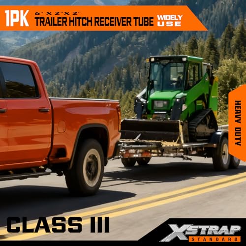 2" Hitch Reducer Sleeve Carbon Steel Adapter, Heavy Duty Carbon Steel Hitch Convertor for Tractor RV Truck Bike Rack Cargo Carrier Towing Usefor Track - product image 7