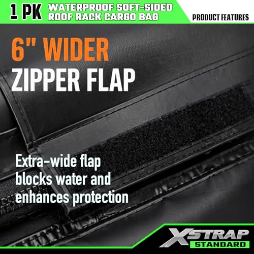21 Cubic Feet Car Rooftop Luggage Carrier Bag, Green - product image 6