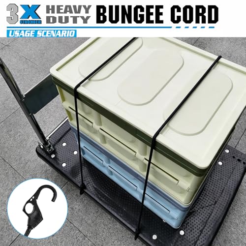 10PK 32-inch Heavy Duty Bungee Cords with Finger-Hole Hooks - product image 4