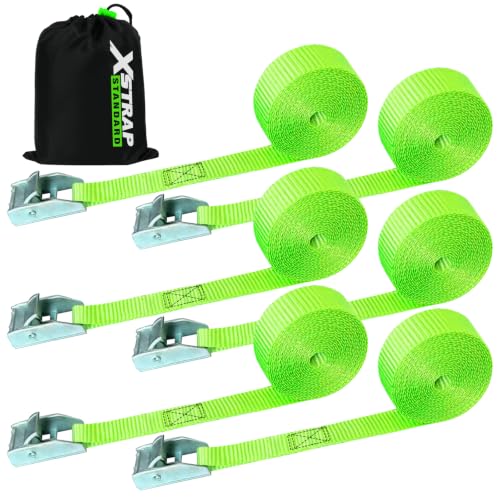 Cambuckle Tie Down Strap 6-Pack 1"x12' Cargo Lashing Straps - product image 2