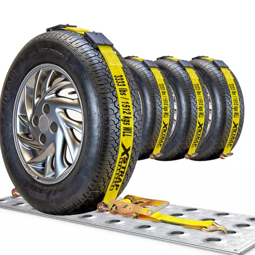 4PK Autohauler Car Tie Down 2" x 11' Ratchet Trailer Straps - product image 2