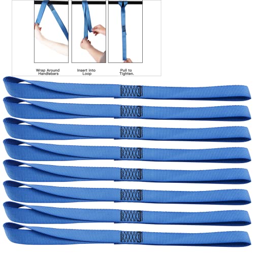 Cam Buckle Straps 6PK 8FT Powersports Tie-Downs+ 8PK Soft Loop Tie-Down Straps 1-1/16 x 18 inches - product image 7