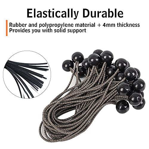 28 Pieces Ball Bungee Cords 9 Inch Camo Heavy Duty Outdoor - product image 4