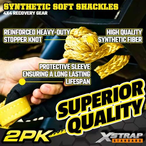Soft Shackle 2 Pack - 1/2” x 22” 46000 Lbs Tow Recovery - product image 4