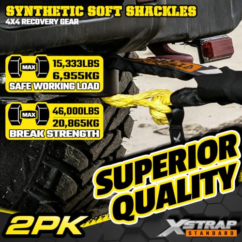 Soft Shackle 2 Pack - 1/2” x 22” 46000 Lbs Tow Recovery - product image 6