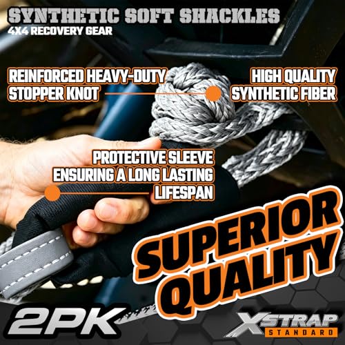Soft Shackle 2 Pack - 1/2” x 22” 46000 Lbs Tow Recovery - product image 4