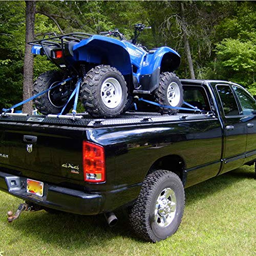 Motorcycle Tie Down Straps (2 Pack) 3,000lb Break Strength, 1.5 in X 8FT Heavy-Duty Cambuckle Tie Down Set+2PK 1.5" x 16' Heavy-Duty Tie Down Straps - product image 6