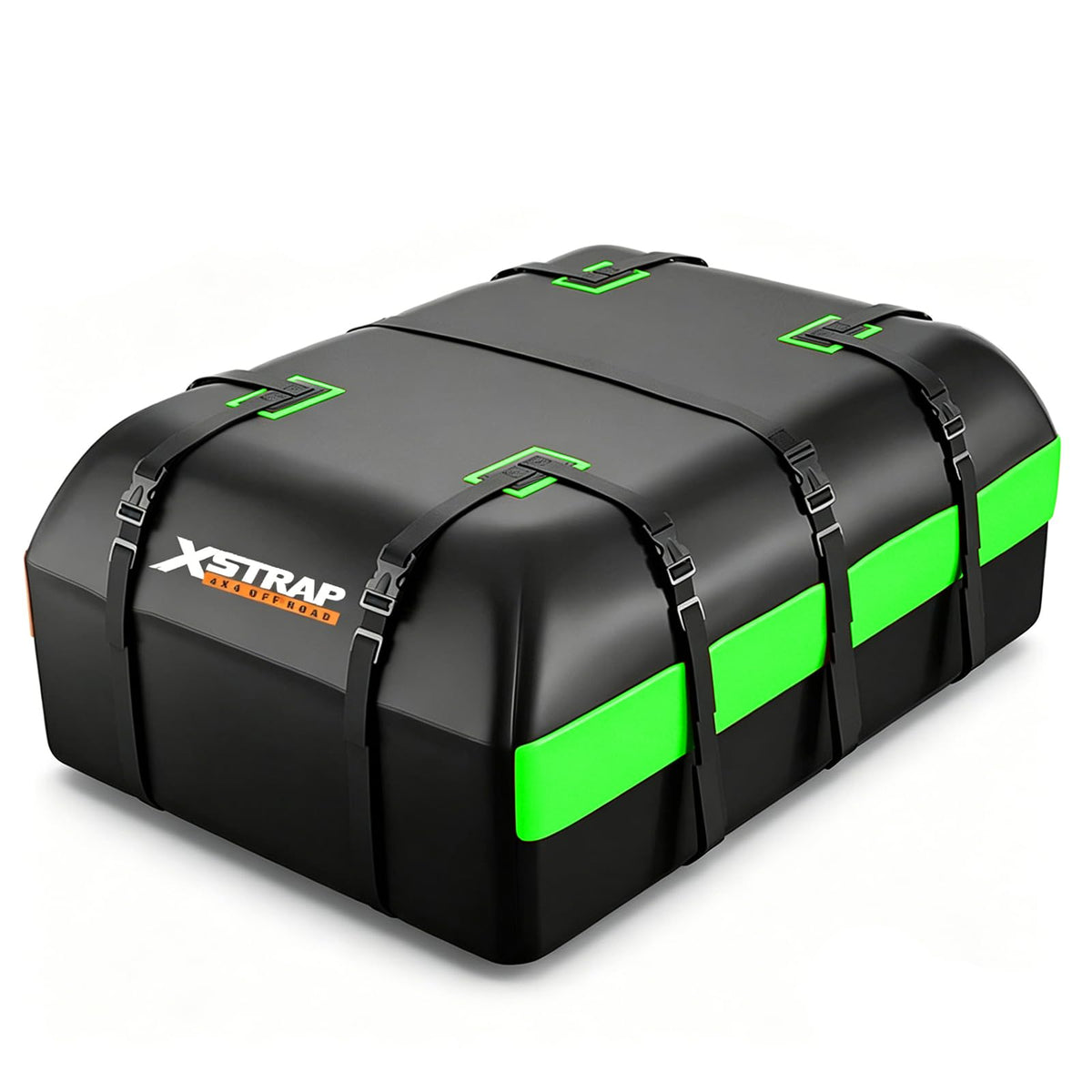 21 Cubic Feet Car Rooftop Luggage Carrier Bag, Green
