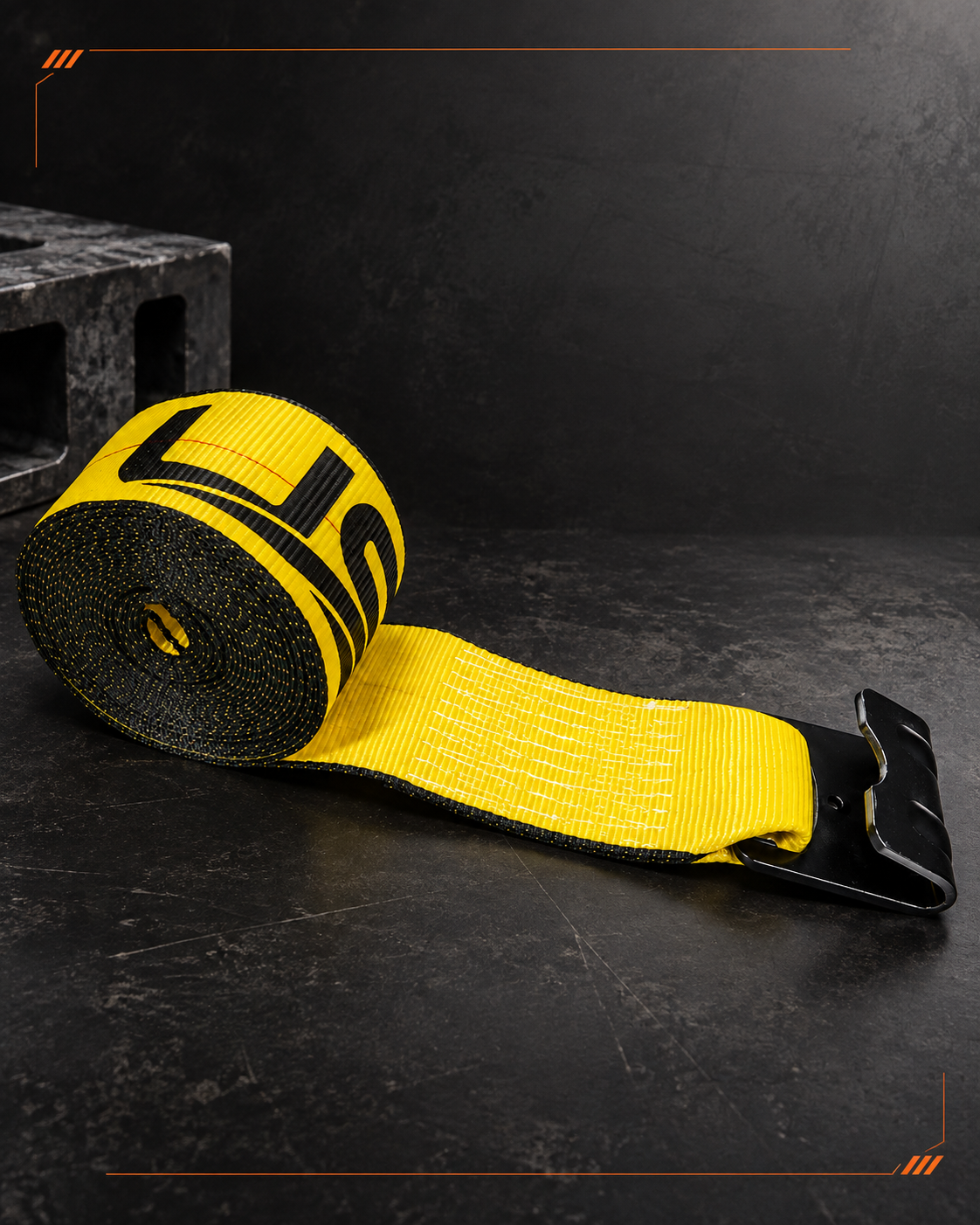 2” Ratchet Strap with E-Track Fittings