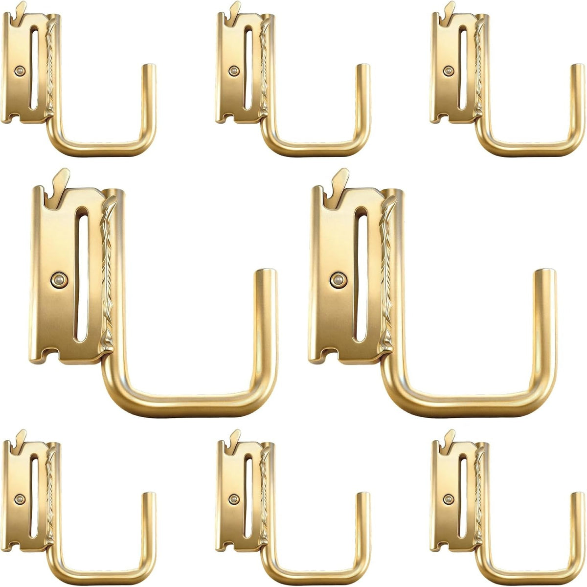 XS16075 8-PK Heavy Duty E Track J Hooks 2 in Steel Tie Down Anchors Mount Set Tie Down Anchor Points Pickup E Track Accessories for Cargo Van Enclosed Trailers Semi-Trucks Trailer Tool Hanging